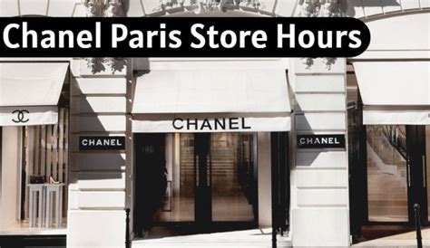 chanel paris store hours|chanel official website.